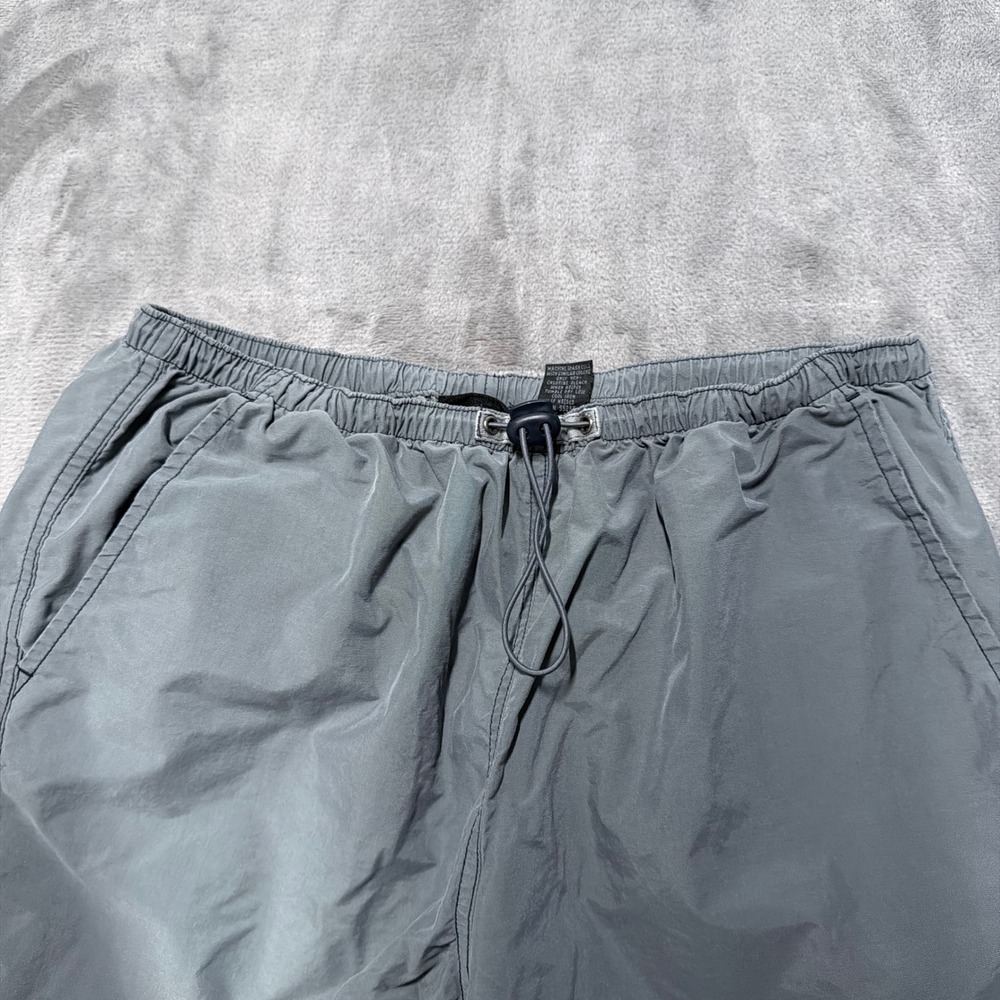 Vtg Express Track Pants Womens L Gray Roll Up Hiking Drawcord Gorp Tech Y2K 90s - Picture 8 of 13